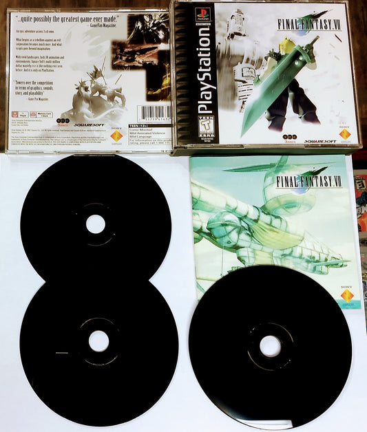 FINAL FANTASY VII 7 MISPRINT (PLAYSTATION PS1) - jeux video game-x