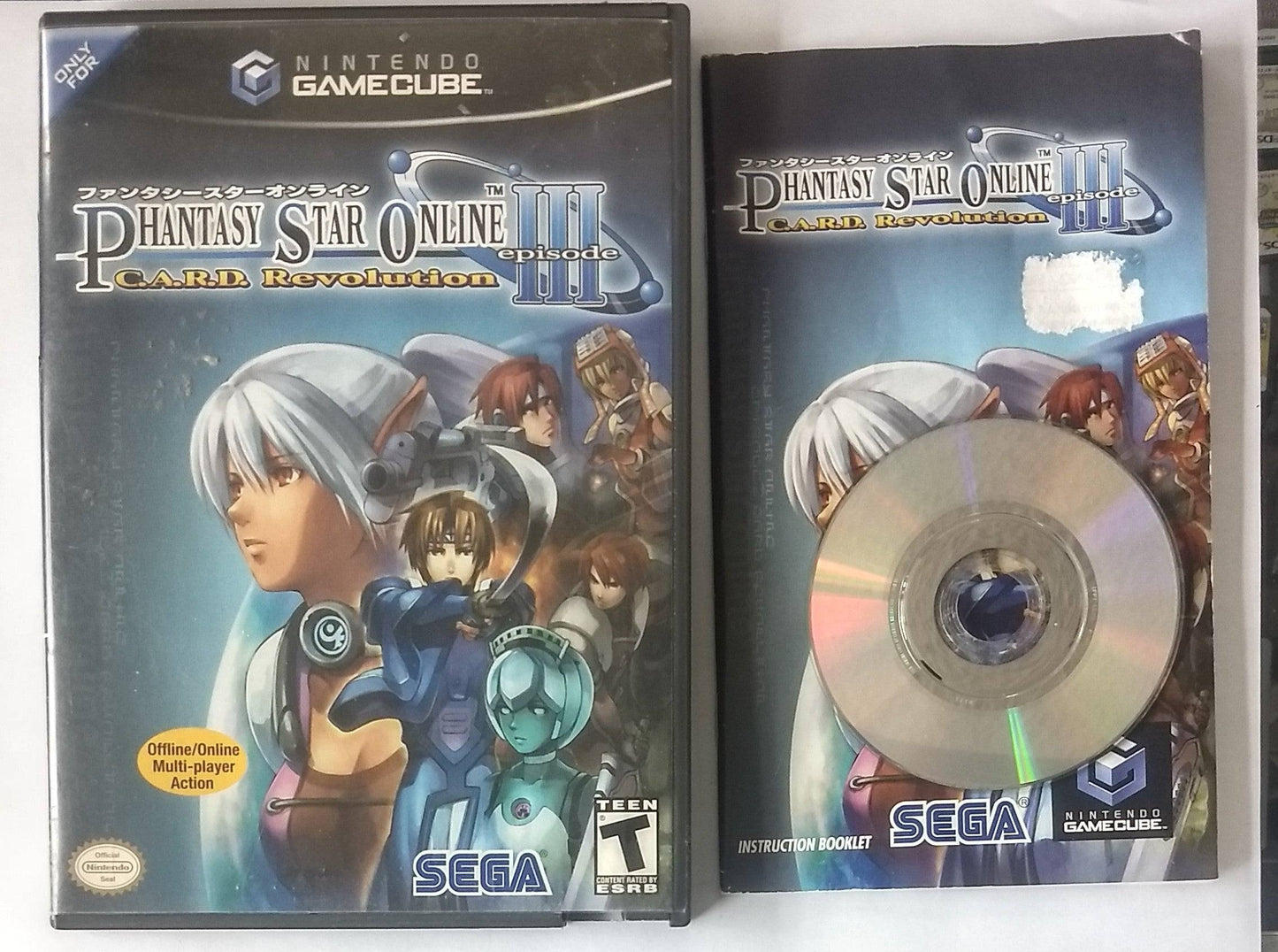 PHANTASY STAR III 3 CARD REVOLUTION (NINTENDO GAMECUBE NGC) - jeux video game-x