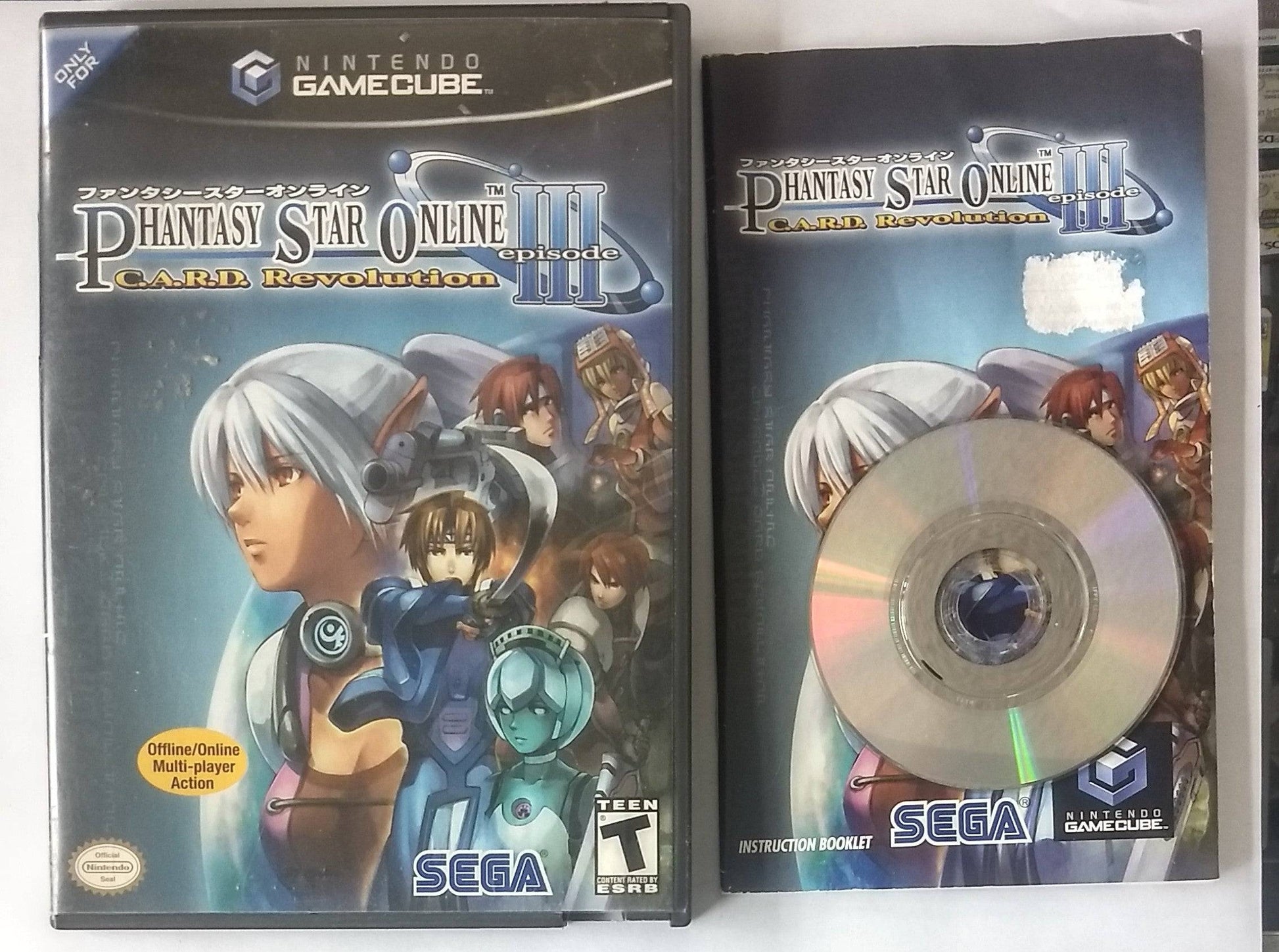 PHANTASY STAR III 3 CARD REVOLUTION (NINTENDO GAMECUBE NGC) - jeux video game-x