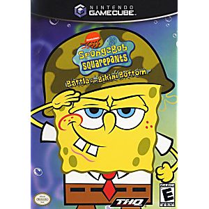 SPONGEBOB SQUAREPANTS BATTLE FOR BIKINI BOTTOM (NINTENDO GAMECUBE NGC) - jeux video game-x