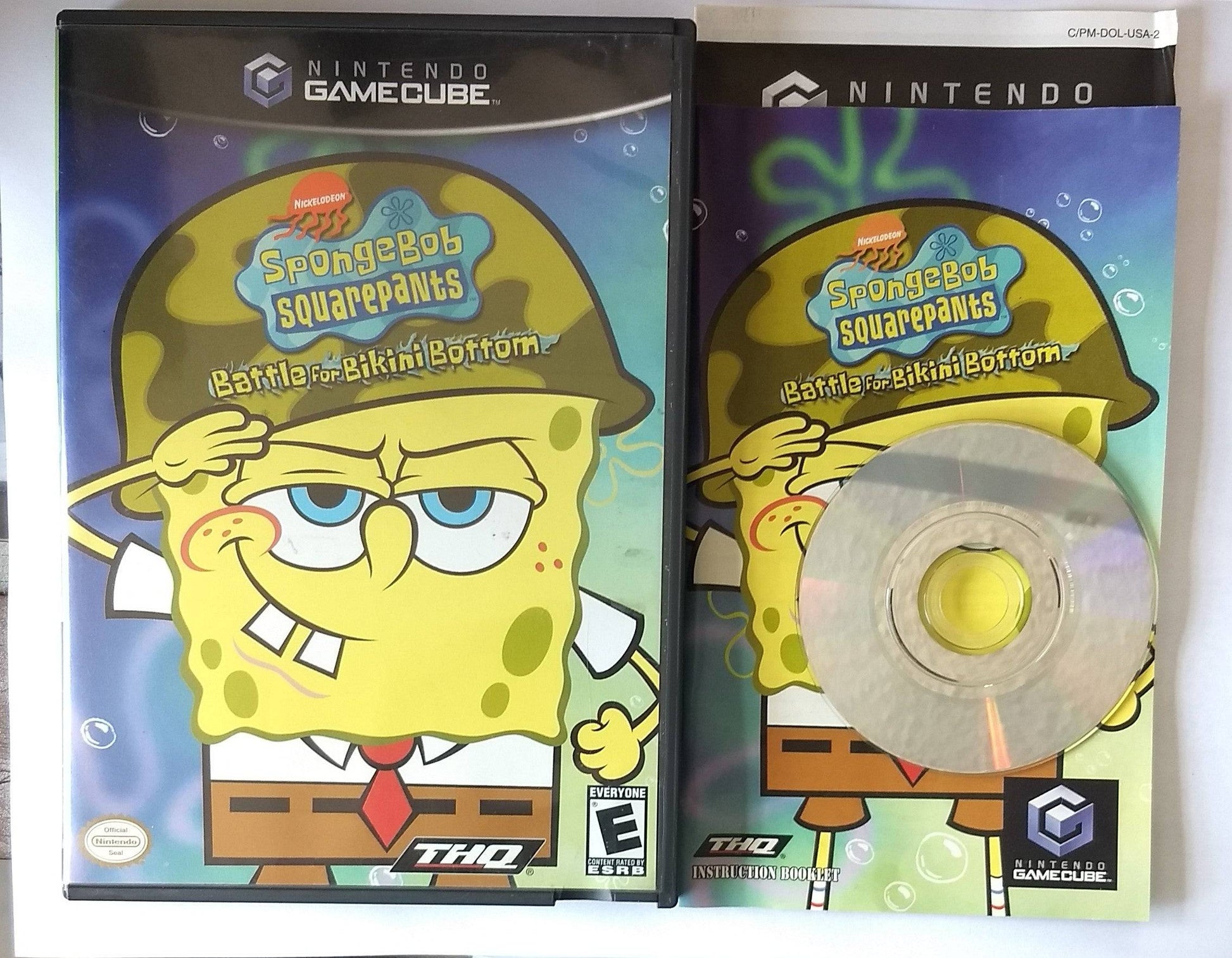 SPONGEBOB SQUAREPANTS BATTLE FOR BIKINI BOTTOM (NINTENDO GAMECUBE NGC) - jeux video game-x