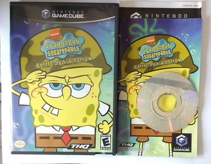 SPONGEBOB SQUAREPANTS BATTLE FOR BIKINI BOTTOM (NINTENDO GAMECUBE NGC) - jeux video game-x