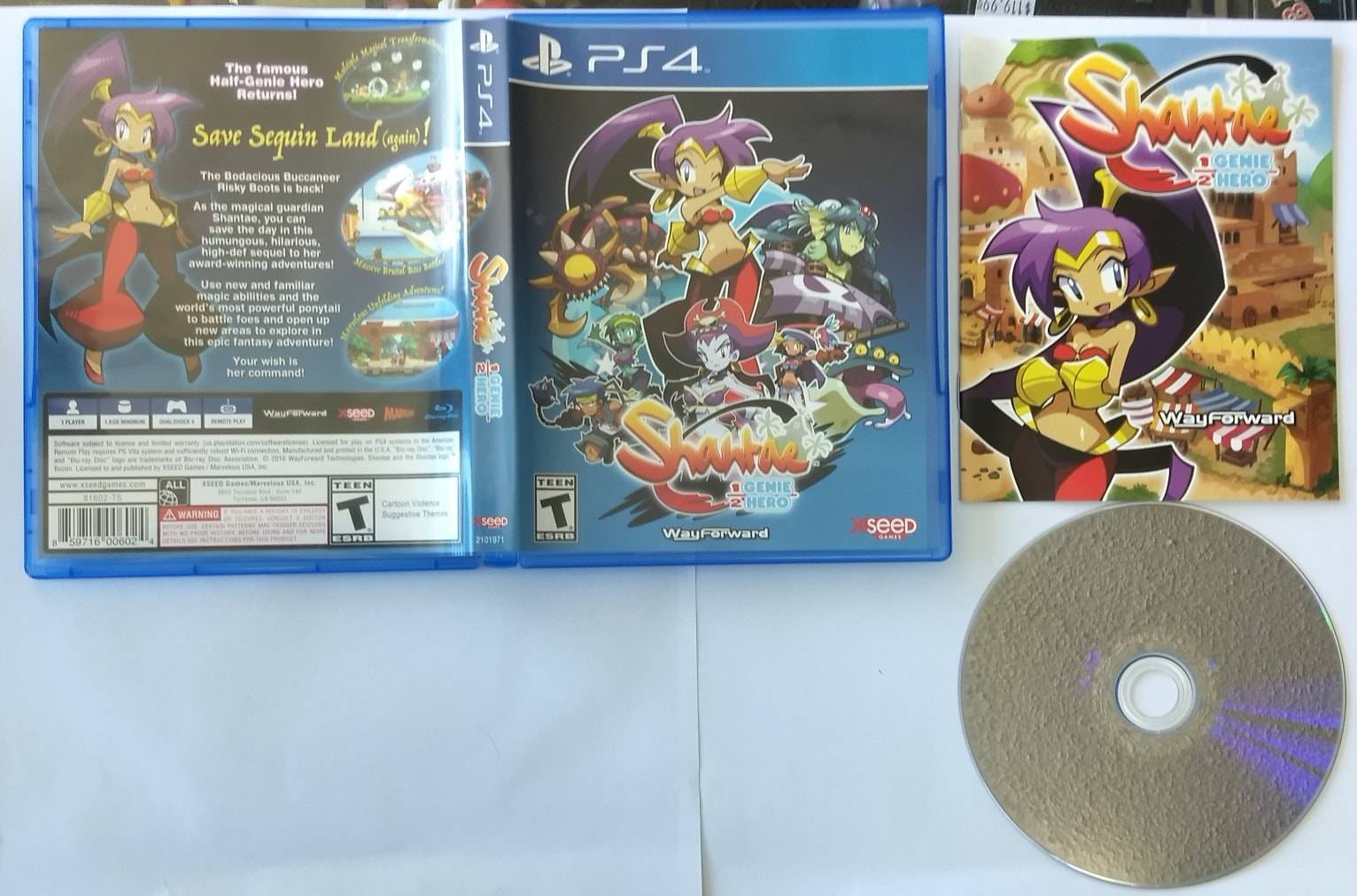 SHANTAE HALF-GENIE HERO (PLAYSTATION 4 PS4) - jeux video game-x