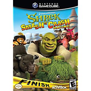 SHREK SMASH AND CRASH RACING (NINTENDO GAMECUBE NGC) - jeux video game-x