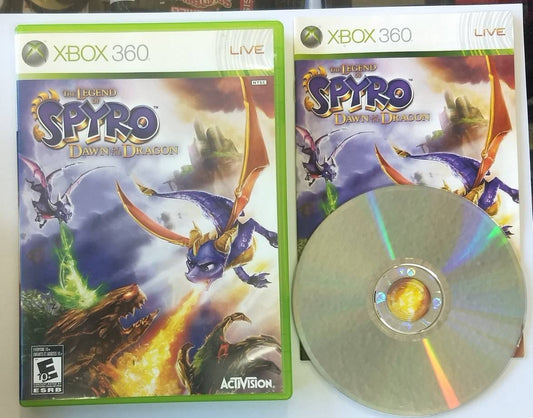 THE LEGEND OF SPYRO DAWN OF THE DRAGON XBOX 360 X360 - jeux video game-x