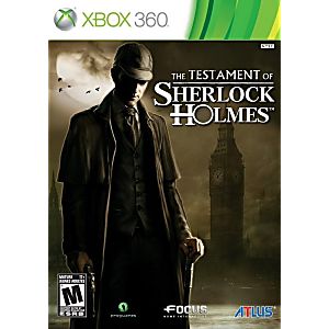 THE TESTAMENT OF SHERLOCK HOLMES (XBOX 360 X360) - jeux video game-x