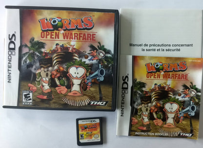 WORMS OPEN WARFARE (NINTENDO DS) - jeux video game-x