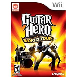 GUITAR HERO WORLD TOUR BUNDLE GUITARE (NINTENDO WII) - jeux video game-x