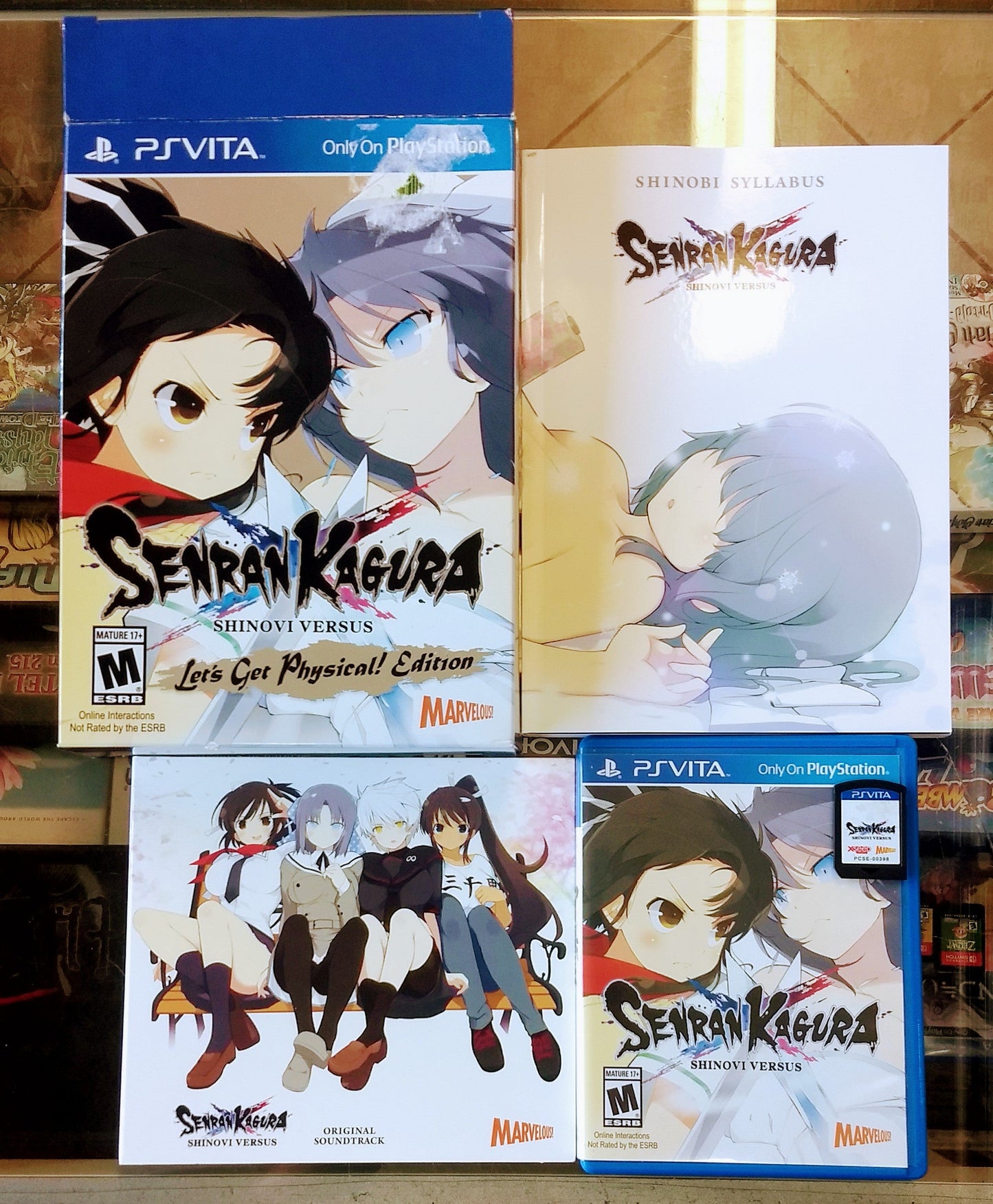 SENRAN KAGURA SHINOVI VERSUS: LET'S GET PHYSICAL EDITION PLAYSTATION VITA - jeux video game-x