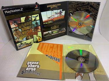 GRAND THEFT AUTO GTA SAN ANDREAS SPECIAL EDITION PLAYSTATION 2 PS2 - jeux video game-x