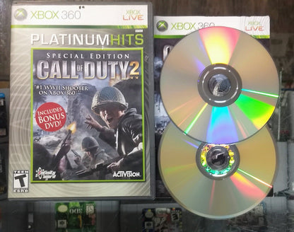 CALL OF DUTY 2 PLATINUM HITS SPECIAL EDITION (XBOX 360 X360) - jeux video game-x