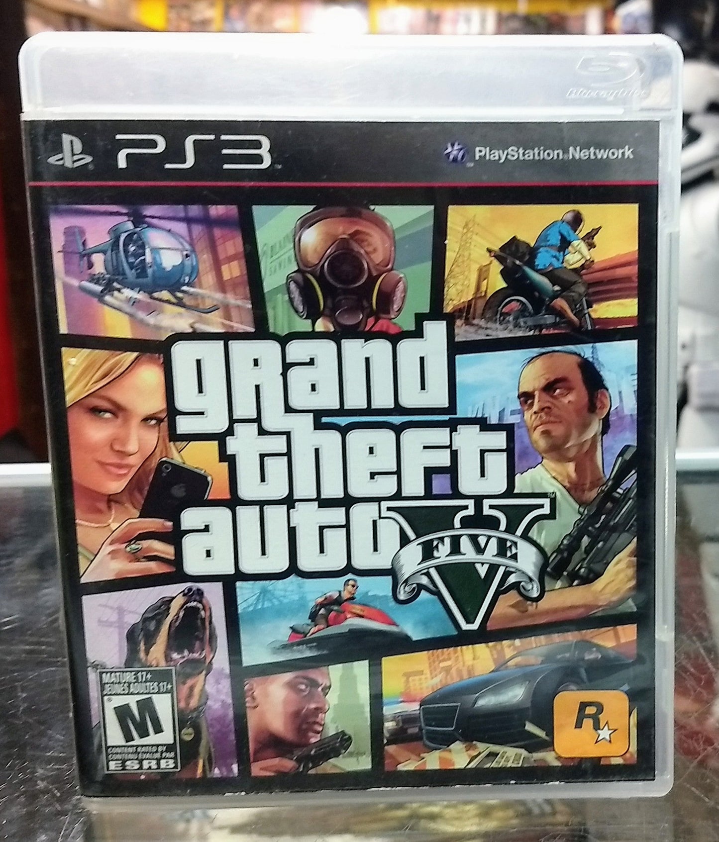 GRAND THEFT AUTO GTA V 5 PLAYSTATION 3 PS3 - jeux video game-x