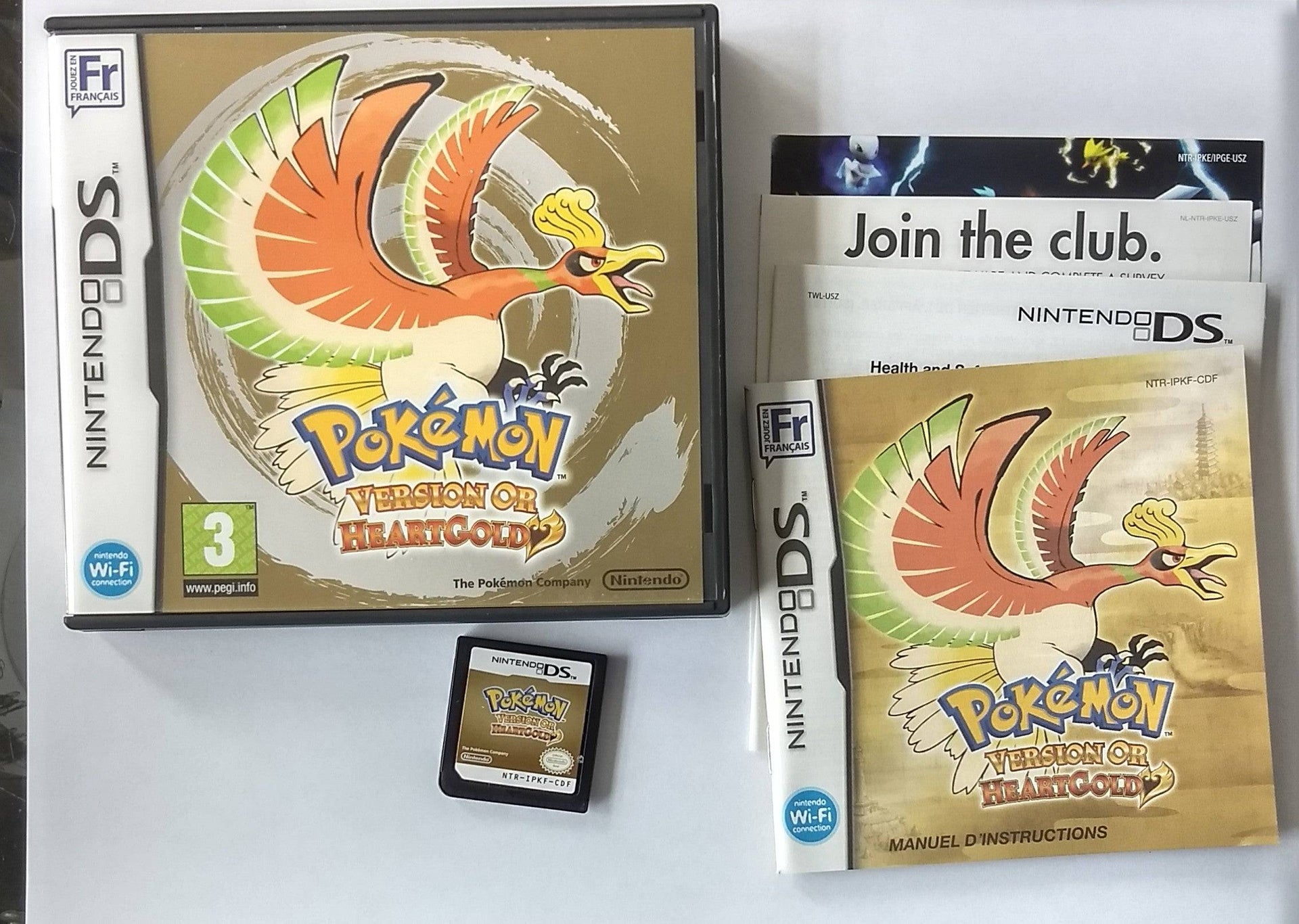 POKEMON HEARTGOLD VERSION OR FRANCAIS CANADIEN CDF NINTENDO DS | jeux video  game-x