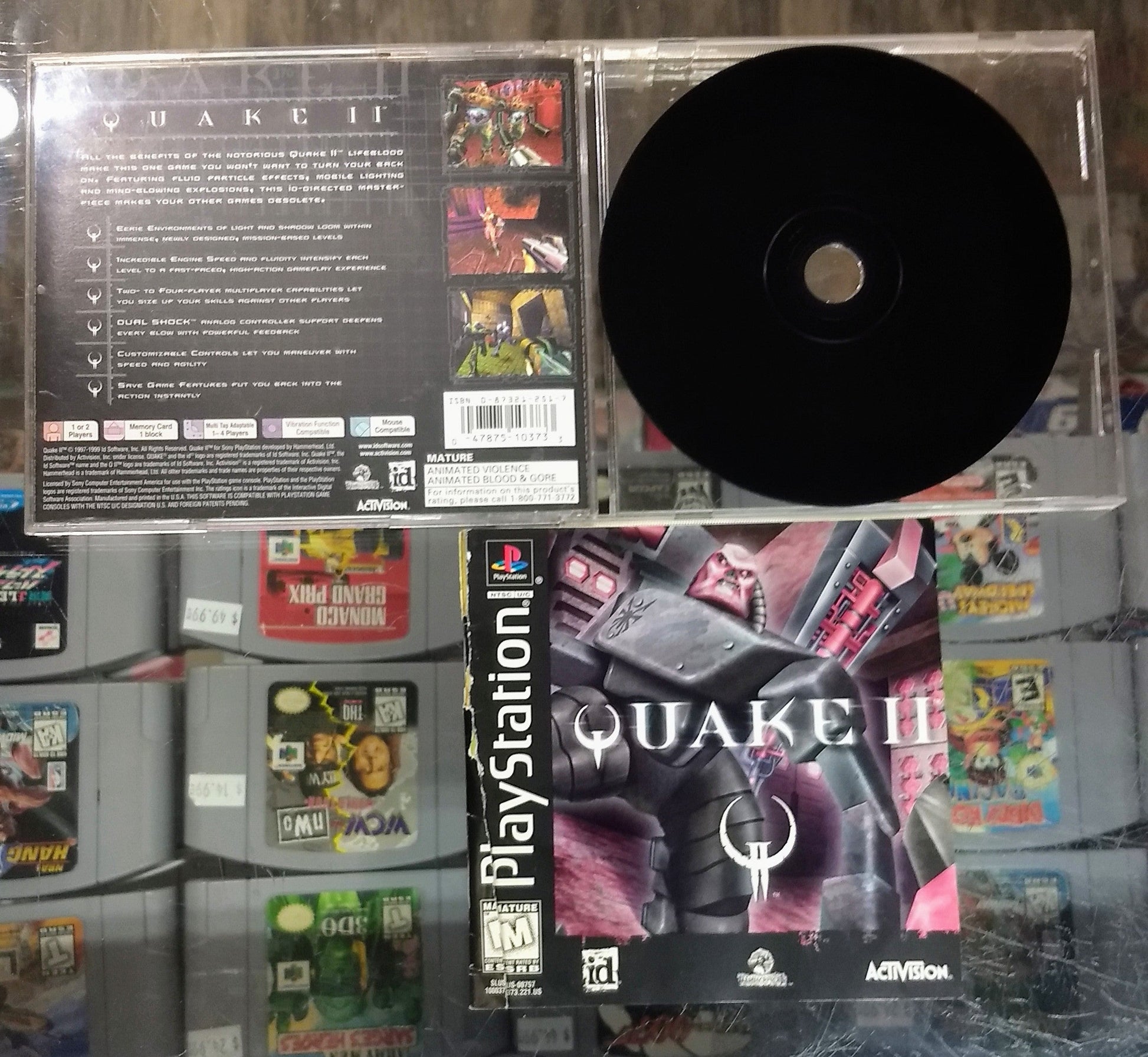 QUAKE II 2 (PLAYSTATION PS1) - jeux video game-x