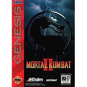 MORTAL KOMBAT II 2 SEGA GENESIS SG - jeux video game-x