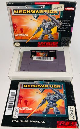 MECHWARRIOR EN BOITE SUPER NINTENDO SNES - jeux video game-x