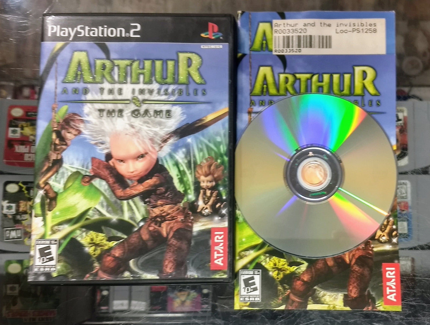 ARTHUR AND THE INVISIBLES PLAYSTATION 2 PS2 - jeux video game-x