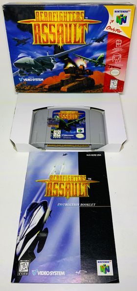 AEROFIGHTERS ASSAULT EN BOITE NINTENDO 64 N64 - jeux video game-x