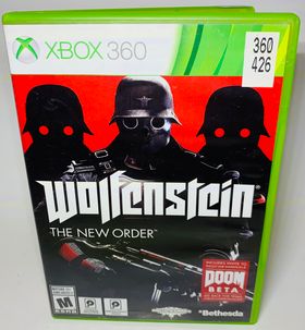 WOLFENSTEIN THE NEW ORDER XBOX 360 X360 - jeux video game-x