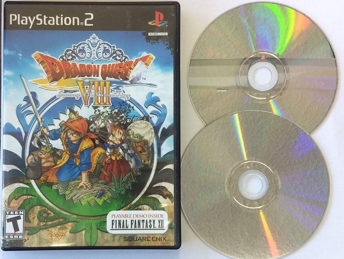 DRAGON QUEST VIII 8 JOURNEY OF THE CURSED KING (PLAYSTATION 2 PS2) - jeux video game-x
