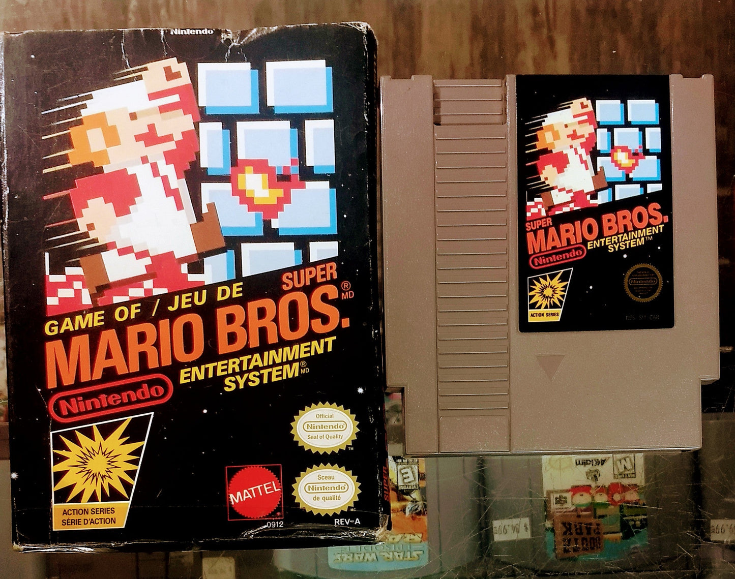 SUPER MARIO BROS EN BOITE NINTENDO NES - jeux video game-x