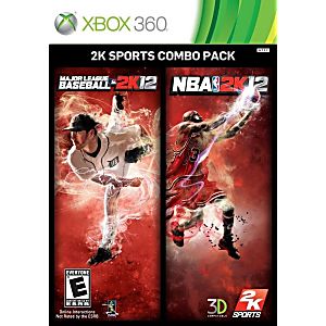 2K SPORTS COMBO PACK MLB 2K12 ET NBA 2K12 (XBOX 360 X360) - jeux video game-x