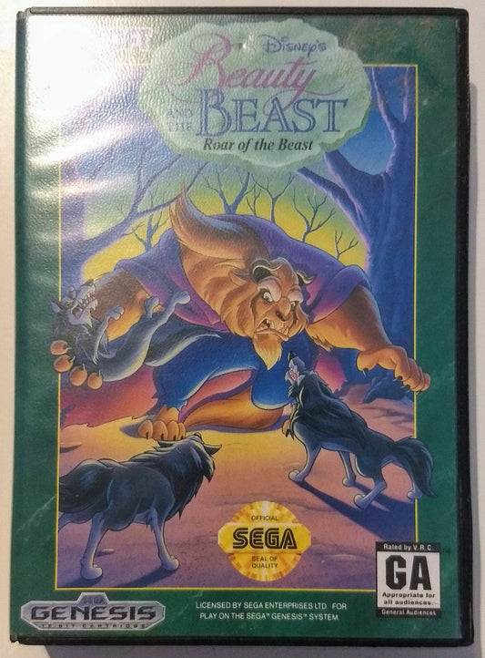 BEAUTY AND THE BEAST: ROAR OF THE BEAST SEGA GENESIS SG - jeux video game-x