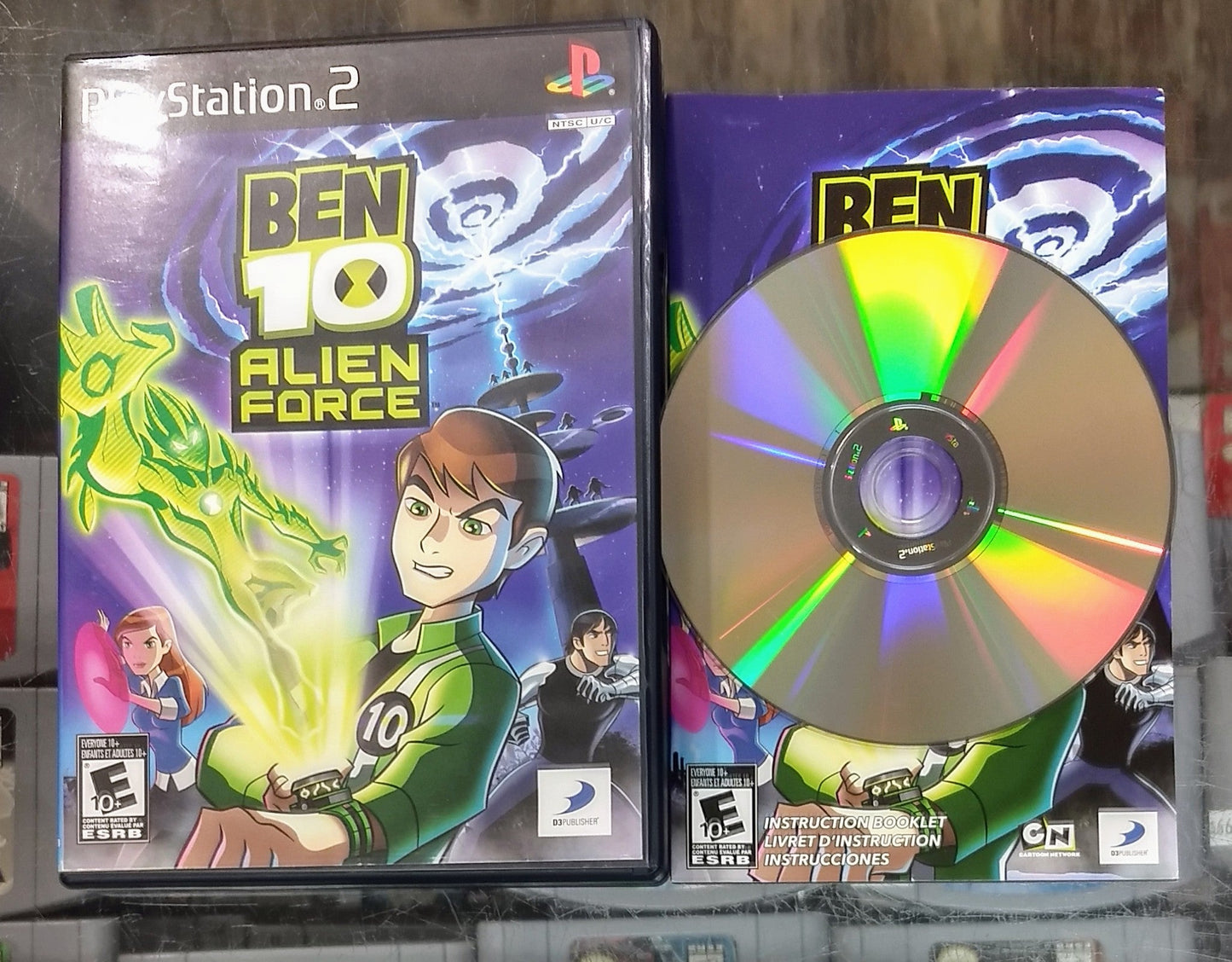 BEN 10 ALIEN FORCE (PLAYSTATION 2 PS2) - jeux video game-x