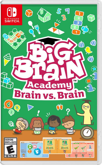 BIG BRAIN ACADEMY: BRAIN VS. BRAIN NINTENDO SWITCH - jeux video game-x