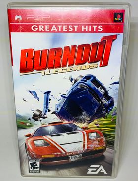 BURNOUT LEGENDS GREATEST HITS PLAYSTATION PORTABLE PSP - jeux video game-x