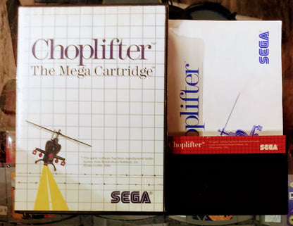 CHOPLIFTER (SEGA MASTER SYSTEM SMS) - jeux video game-x