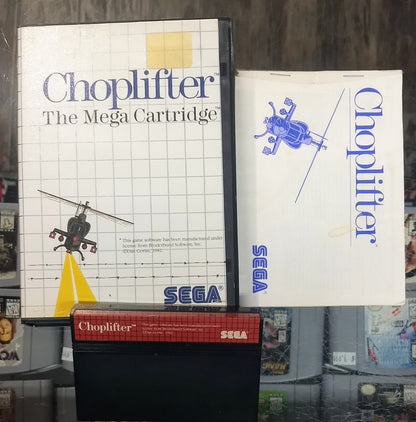 CHOPLIFTER (SEGA MASTER SYSTEM SMS) - jeux video game-x