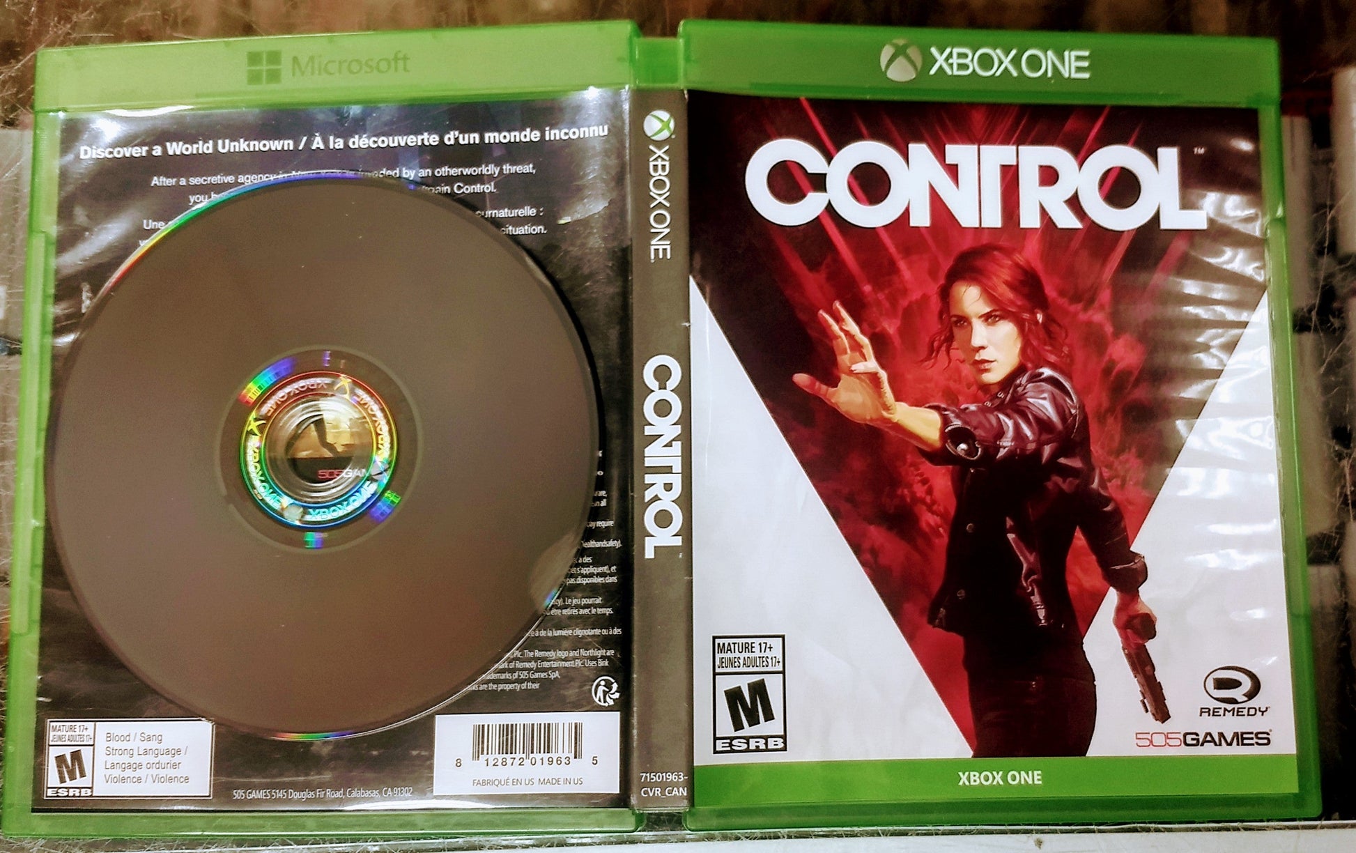 CONTROL (XBOX ONE XONE) - jeux video game-x