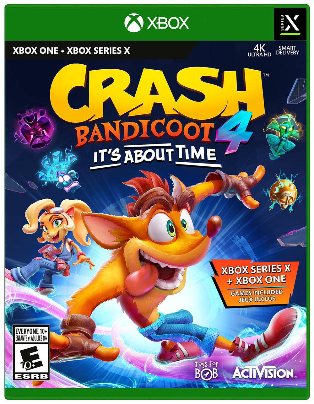 CRASH BANDICOOT 4: IT'S ABOUT TIME (XBOX ONE XONE) - jeux video game-x