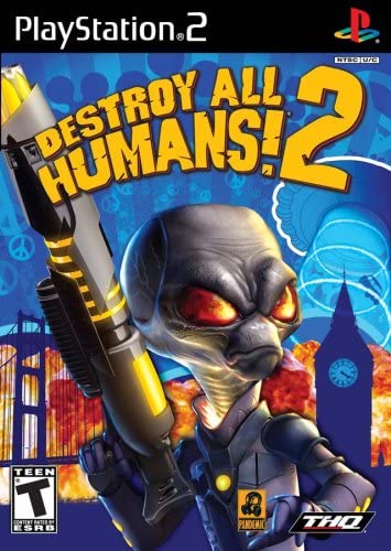 DESTROY ALL HUMANS! 2 (PLAYSTATION 2 PS2) - jeux video game-x