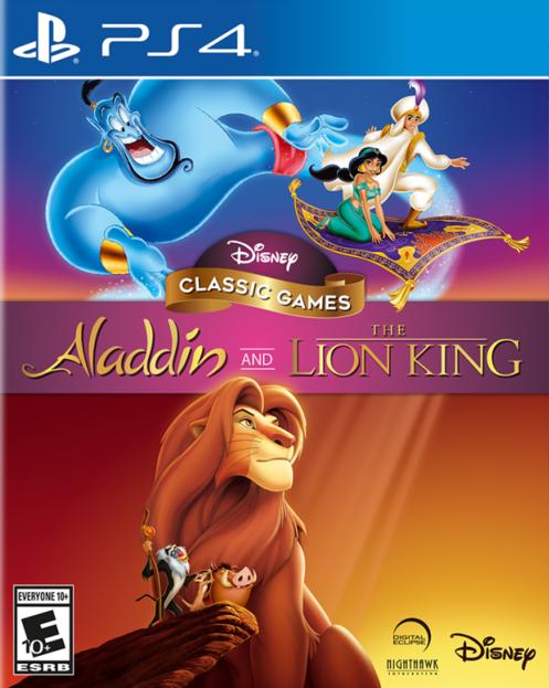 DISNEY CLASSIC ALADDIN AND THE LION KING (PLAYSTATION 4 PS4) - jeux video game-x