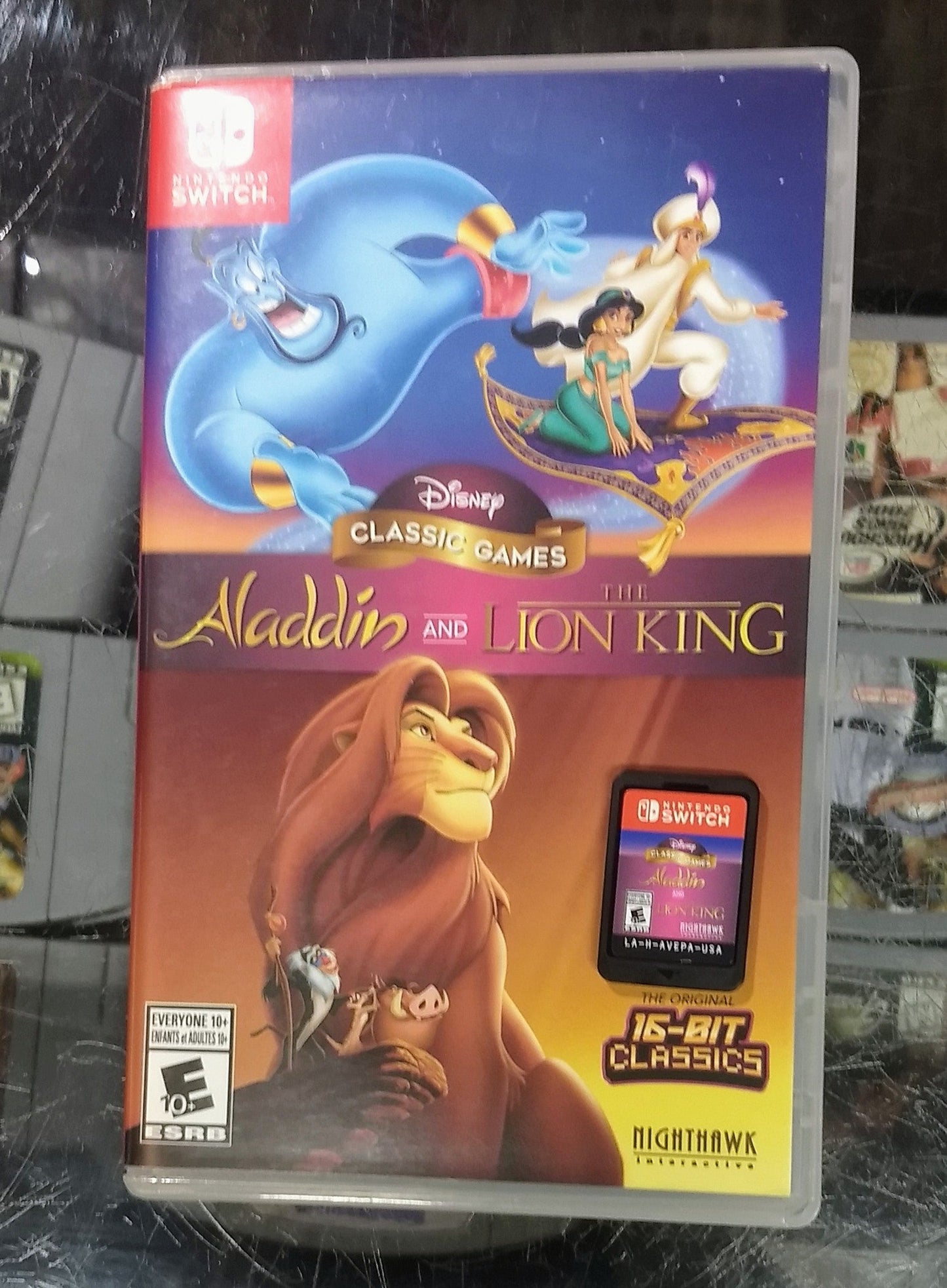 DISNEY CLASSICS GAMES: ALADDIN AND THE LION KING (NINTENDO SWITCH) - jeux video game-x