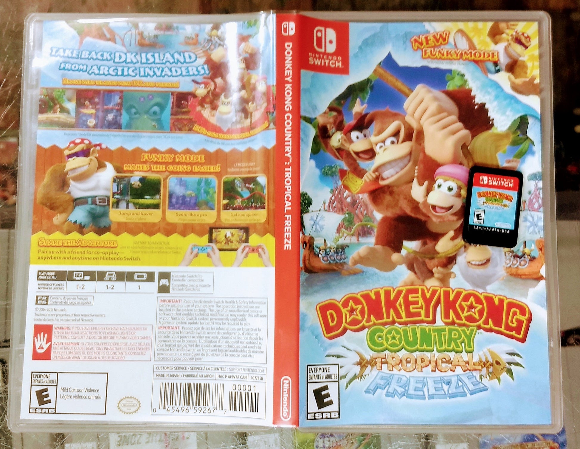 DONKEY KONG COUNTRY TROPICAL FREEZE (NINTENDO SWITCH) - jeux video game-x