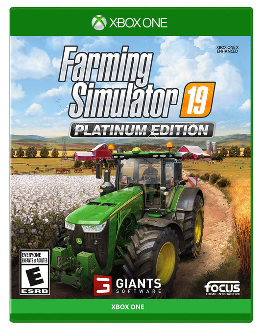 FARMING SIMULATOR 19 - PLATINUM EDITION (XBOX ONE XONE) - jeux video game-x