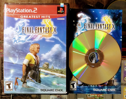 FINAL FANTASY X 10 GREATEST HITS (PLAYSTATION 2 PS2) - jeux video game-x