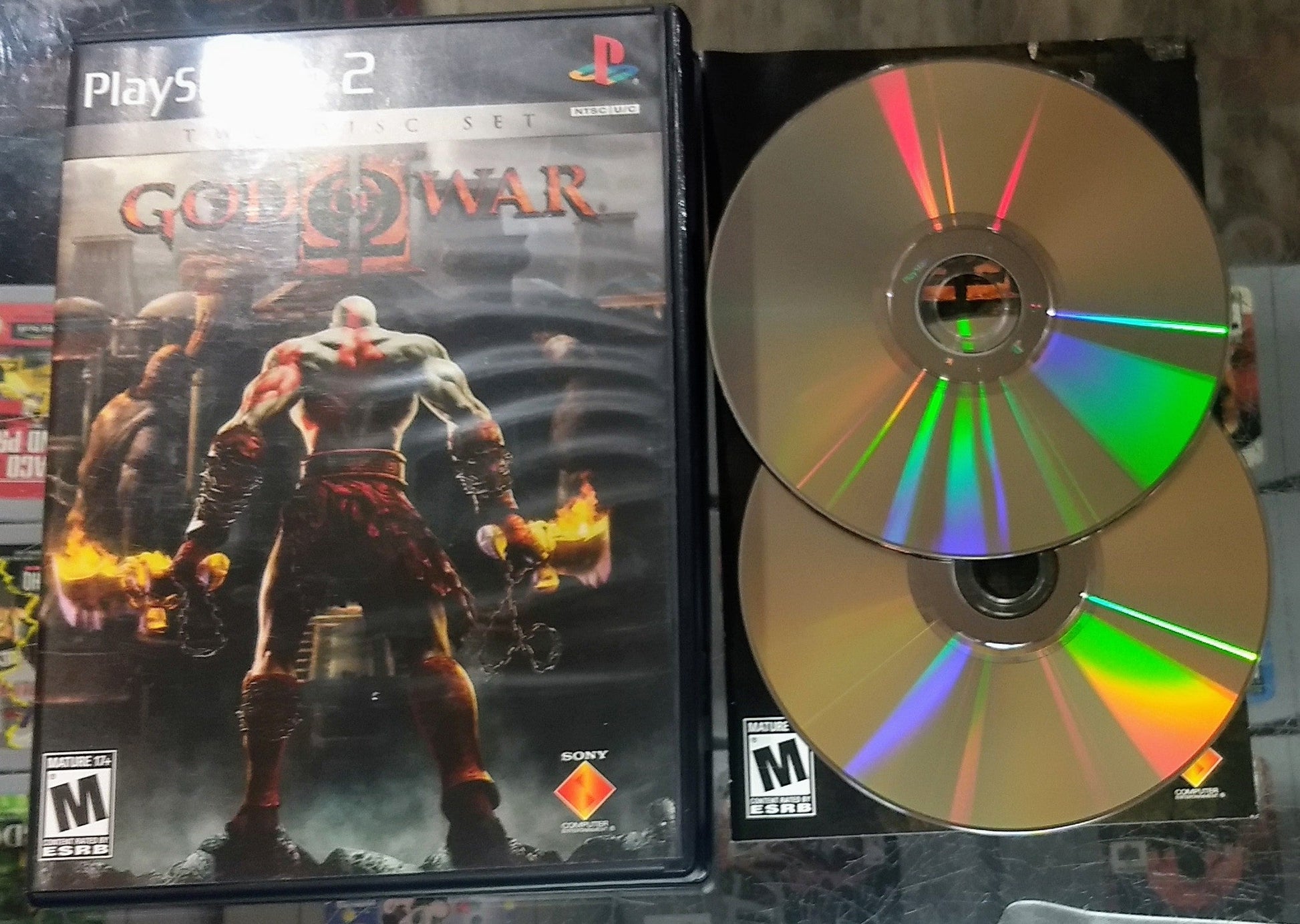 GOD OF WAR II 2  (PLAYSTATION 2 PS2) - jeux video game-x