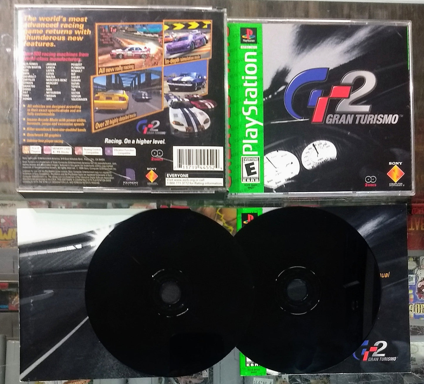 GRAN TURISMO GT 2 GREATEST HITS (PLAYSTATION PS1) - jeux video game-x