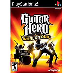 GUITAR HERO WORLD TOUR PLAYSTATION 2 PS2 - jeux video game-x
