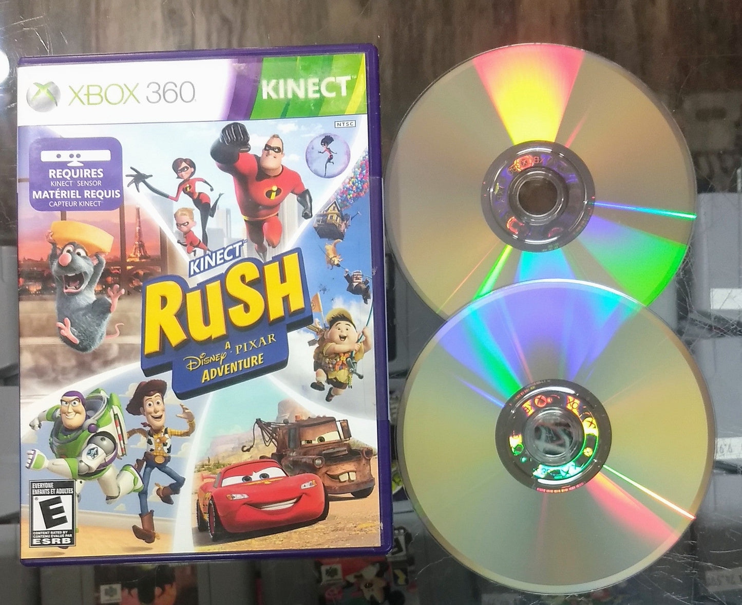 KINECT RUSH : A DISNEY PIXAR ADVENTURE (XBOX 360 X360) - jeux video game-x