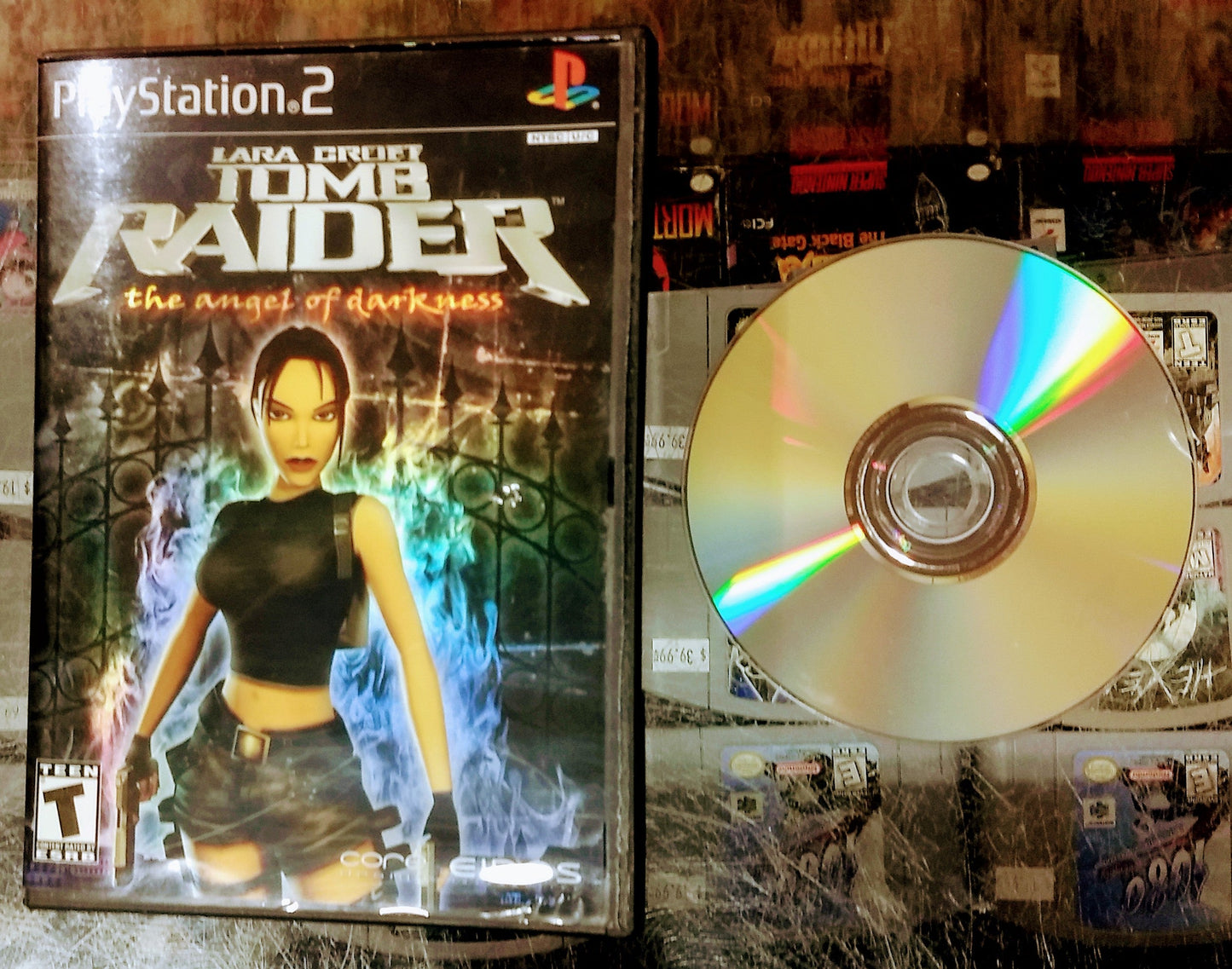 LARA CROFT TOMB RAIDER ANGEL OF DARKNESS (PLAYSTATION 2 PS2) - jeux video game-x