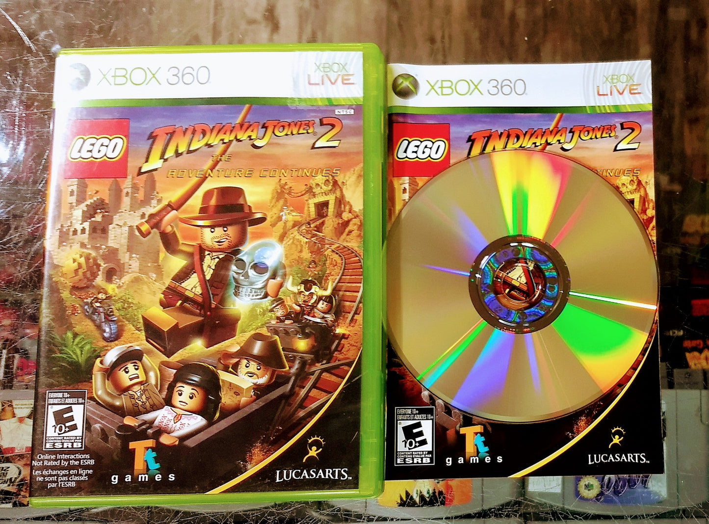 LEGO INDIANA JONES 2: THE ADVENTURE CONTINUES (XBOX 360 X360) - jeux video game-x