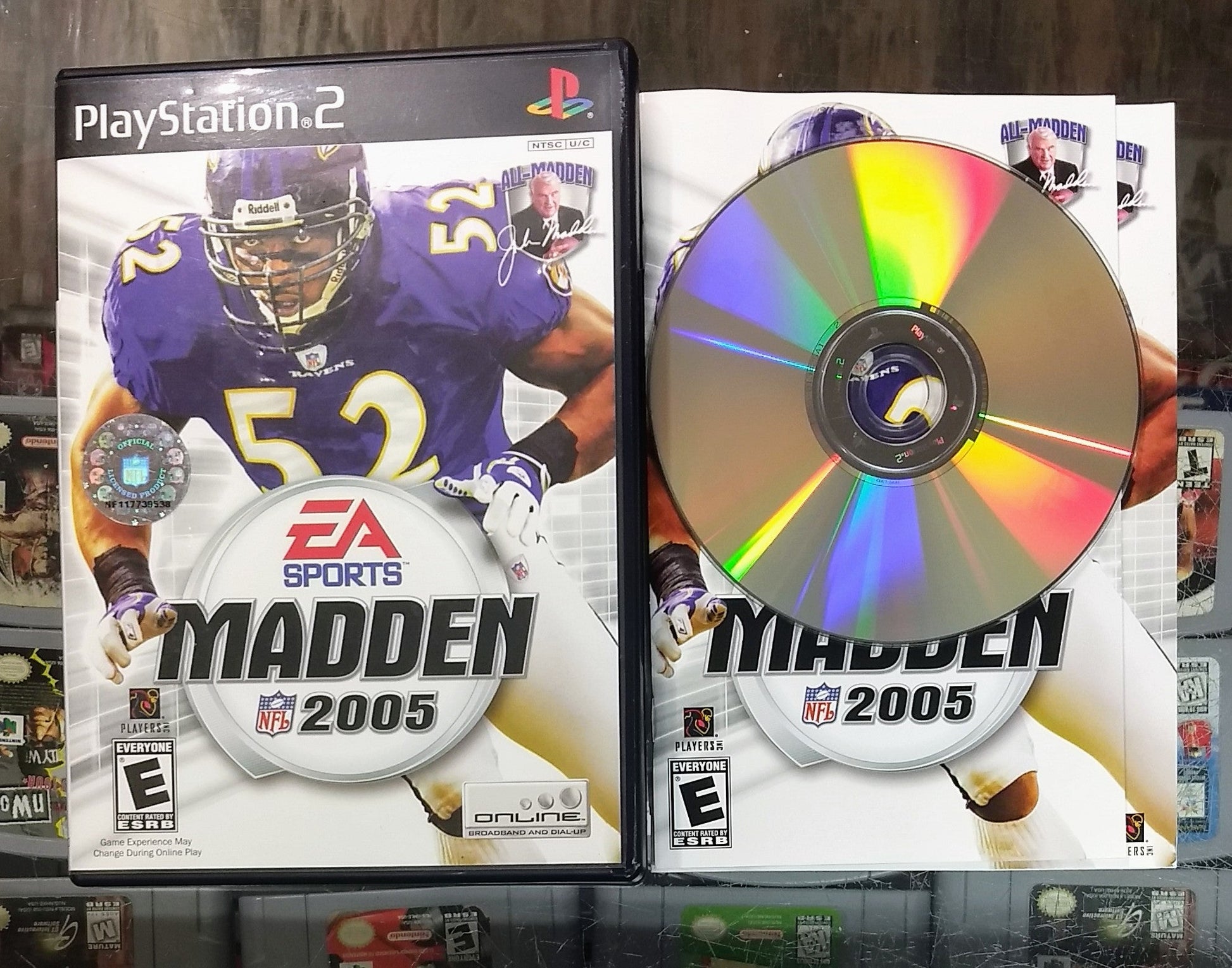 MADDEN NFL 2005 PLAYSTATION 2 PS2 - jeux video game-x