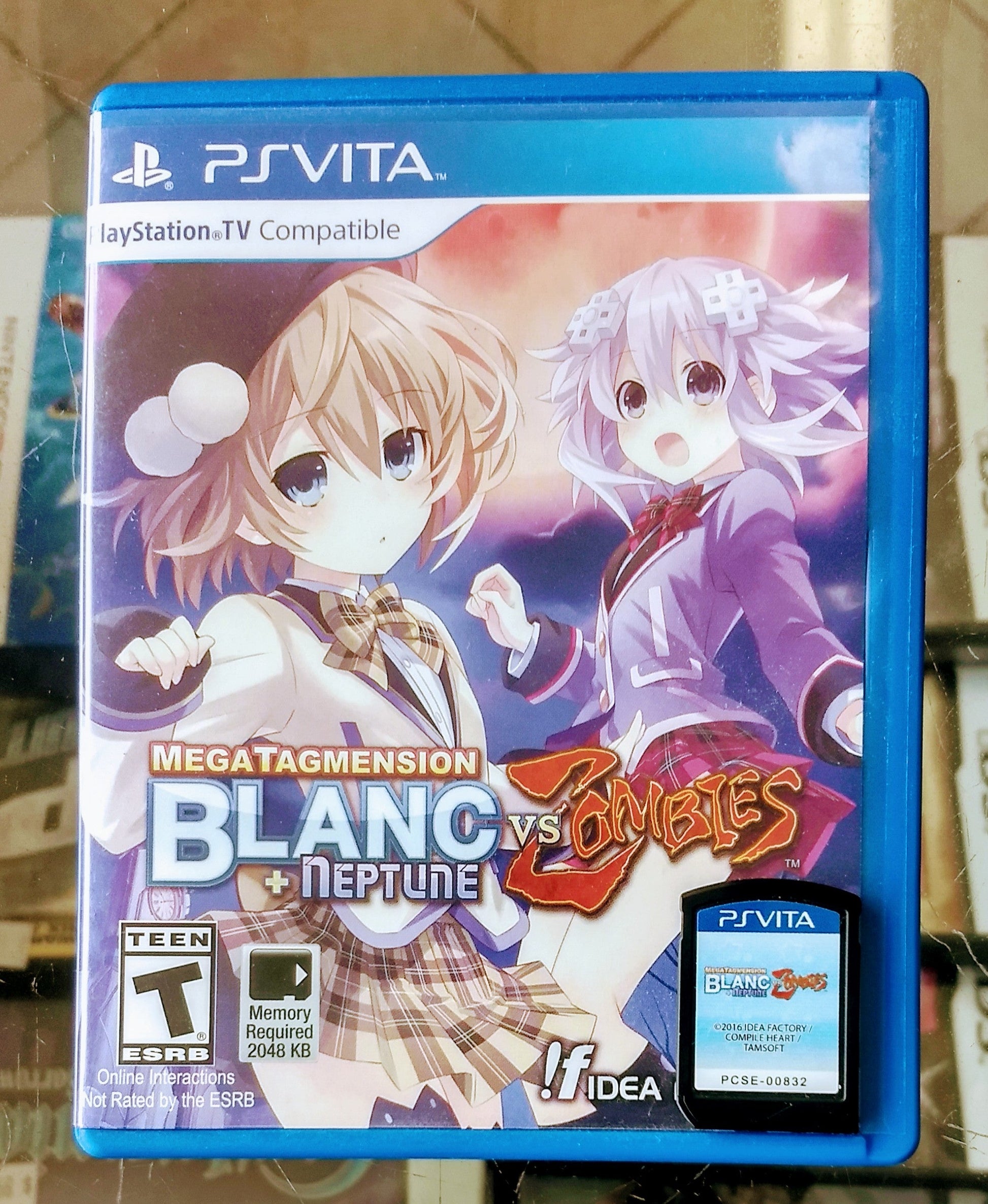 MEGATAGMENSION BLANC + NEPTUNE VS. ZOMBIES PLAYSTATION VITA - jeux video game-x