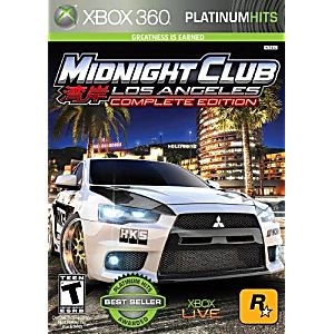 MIDNIGHT CLUB LOS ANGELES COMPLETE EDITION PLATINUM HITS (XBOX 360 X360) - jeux video game-x