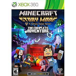 MINECRAFT STORY MODE THE COMPLETE ADVENTURE (XBOX 360) - jeux video game-x